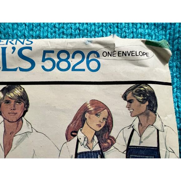 McCalls 5826 Pattern adult Apron work apron kitchen apron - Picture 2 of 8
